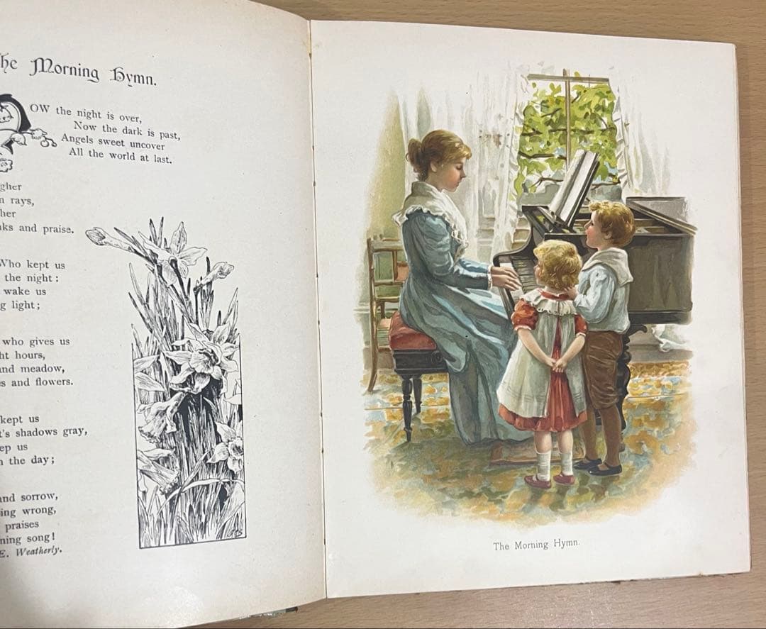 N o.370 希少 アンティーク 洋書 絵本 ビクトリアン 児童書 童謡