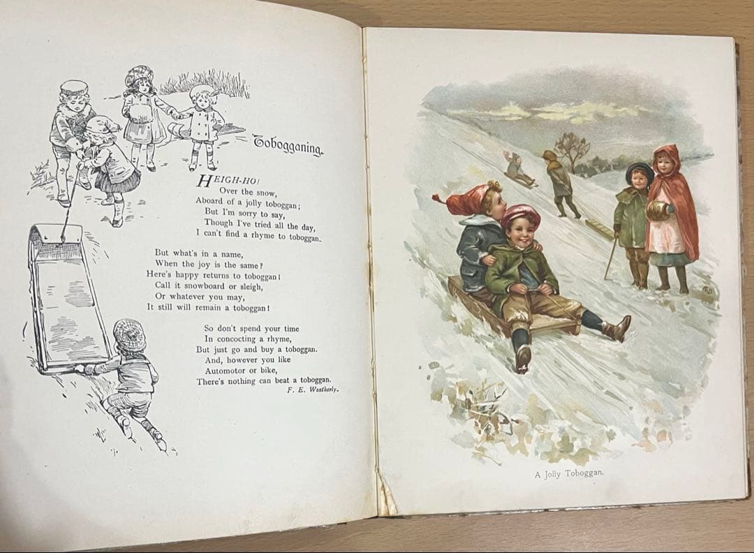 N o.370 希少 アンティーク 洋書 絵本 ビクトリアン 児童書 童謡