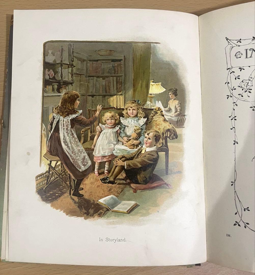 N o.370 希少 アンティーク 洋書 絵本 ビクトリアン 児童書 童謡