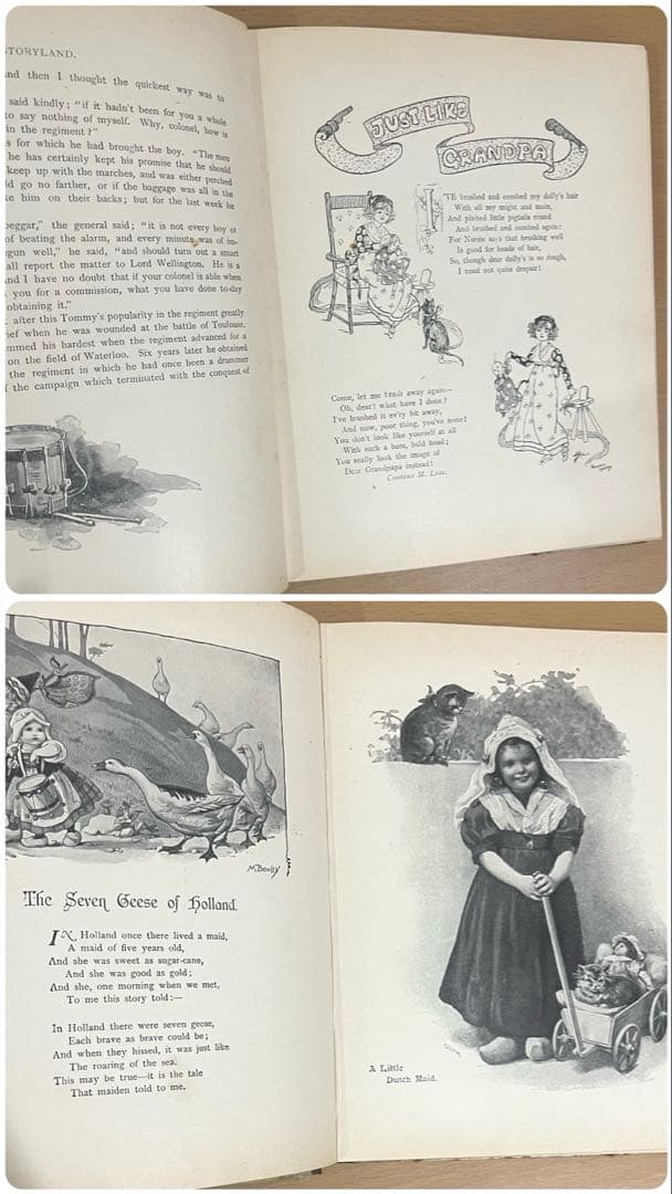 N o.370 希少 アンティーク 洋書 絵本 ビクトリアン 児童書 童謡