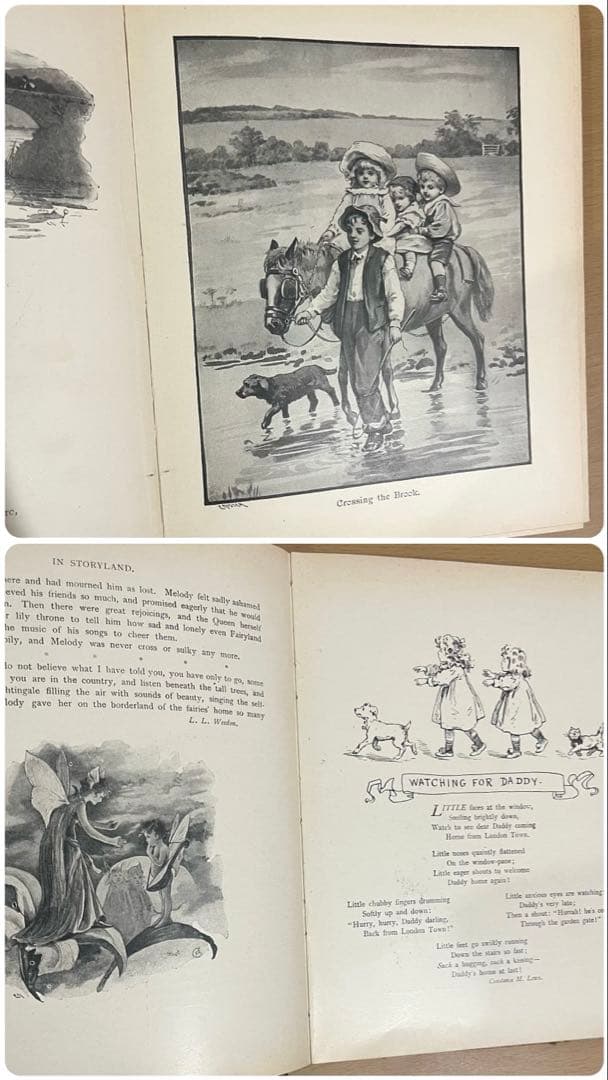 N o.370 希少 アンティーク 洋書 絵本 ビクトリアン 児童書 童謡