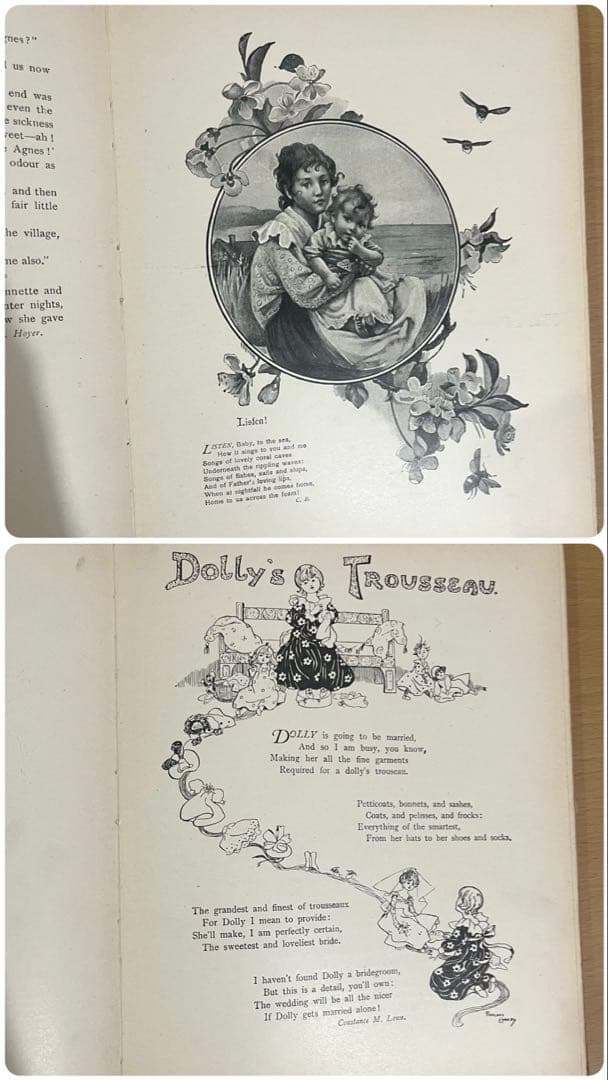 N o.370 希少 アンティーク 洋書 絵本 ビクトリアン 児童書 童謡