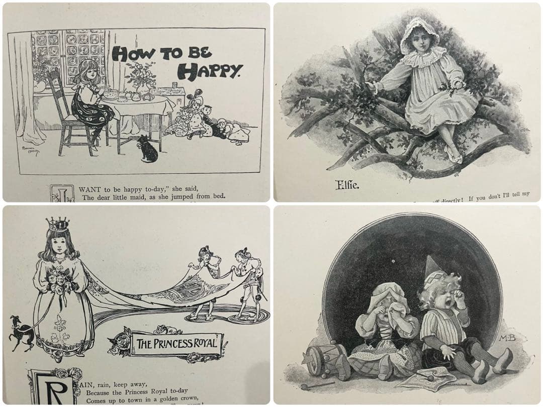 N o.370 希少 アンティーク 洋書 絵本 ビクトリアン 児童書 童謡