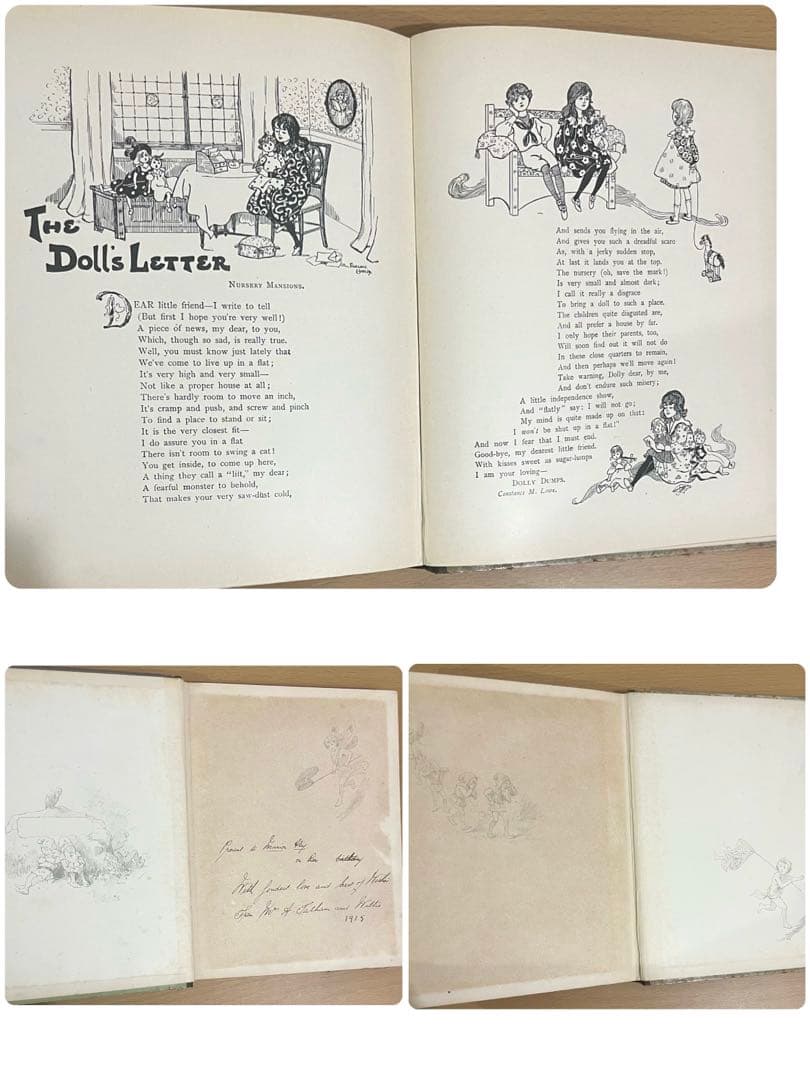 N o.370 希少 アンティーク 洋書 絵本 ビクトリアン 児童書 童謡