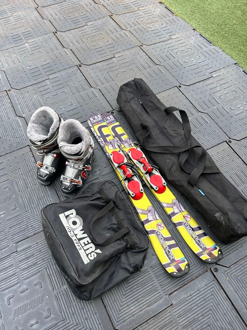 サロモンショートスキー　スキーブーツ2点セット