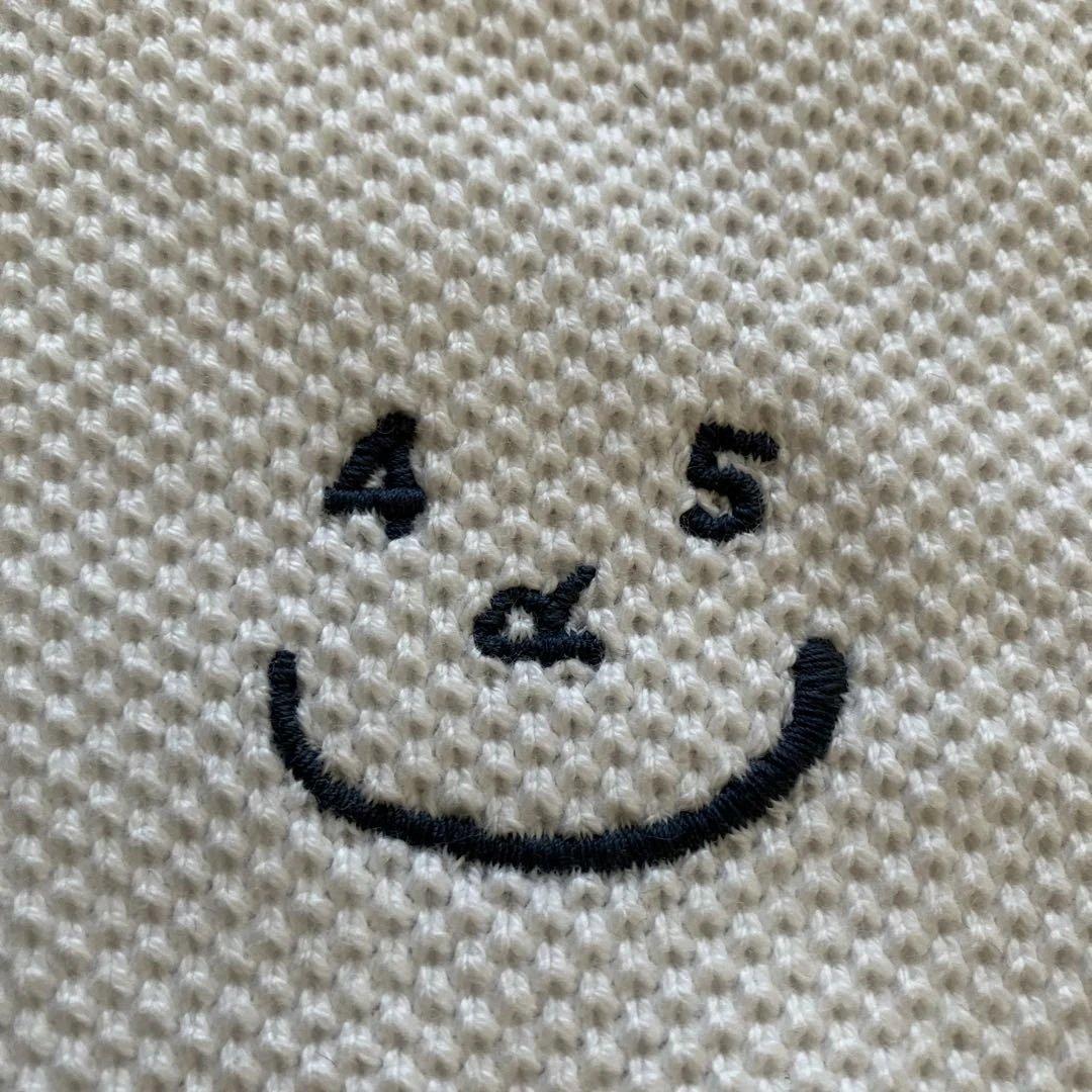 45R スマアール刺繍 鹿の子ポロシャツ