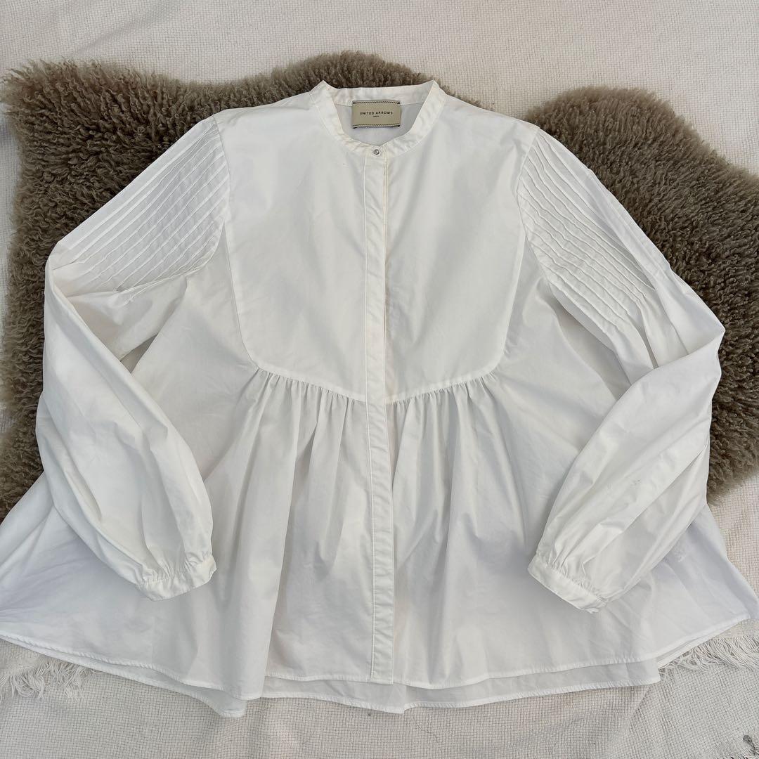 UNITED ARROWS ツイードベスト 美品 ブラウス2点セット 36サイズ