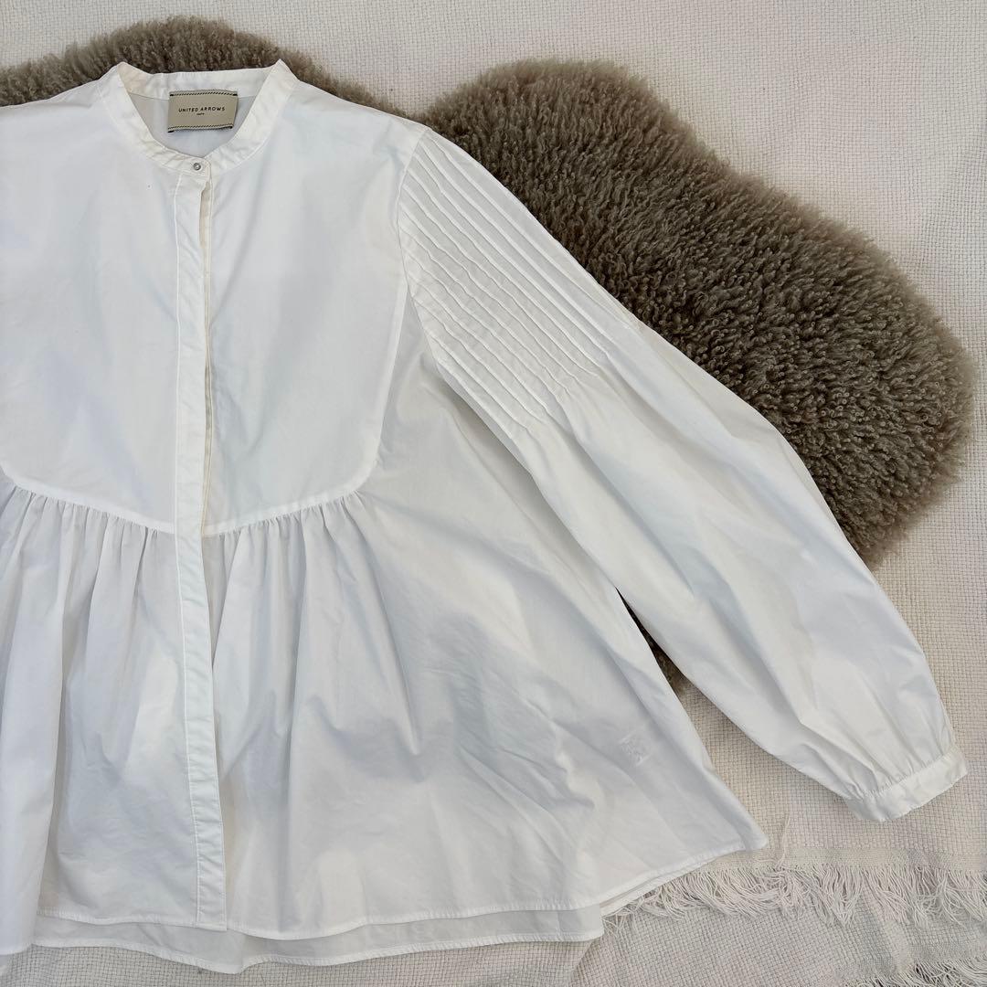 UNITED ARROWS ツイードベスト 美品 ブラウス2点セット 36サイズ