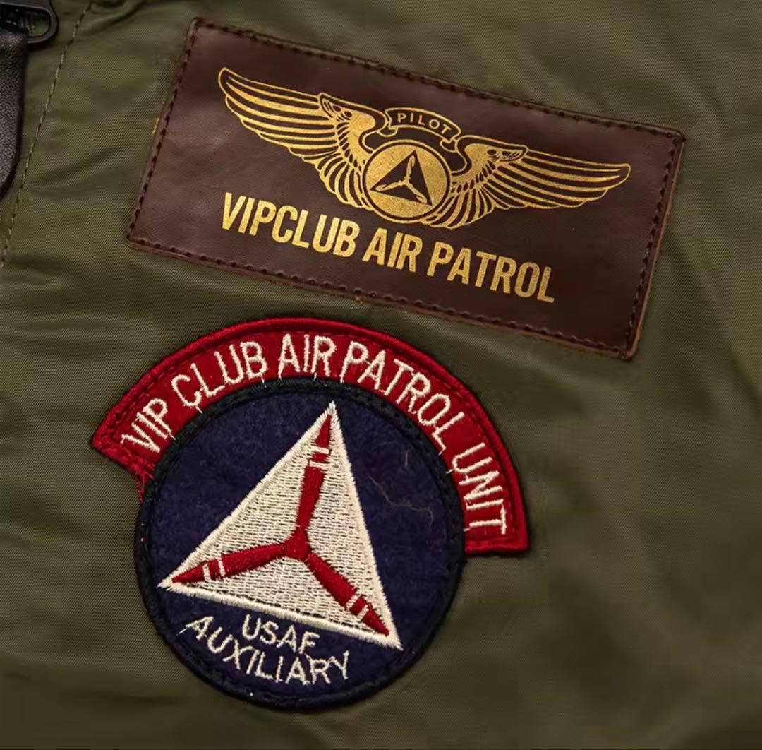 【即発送】ma-1フライトジャケット オリーブグリーン 短丈