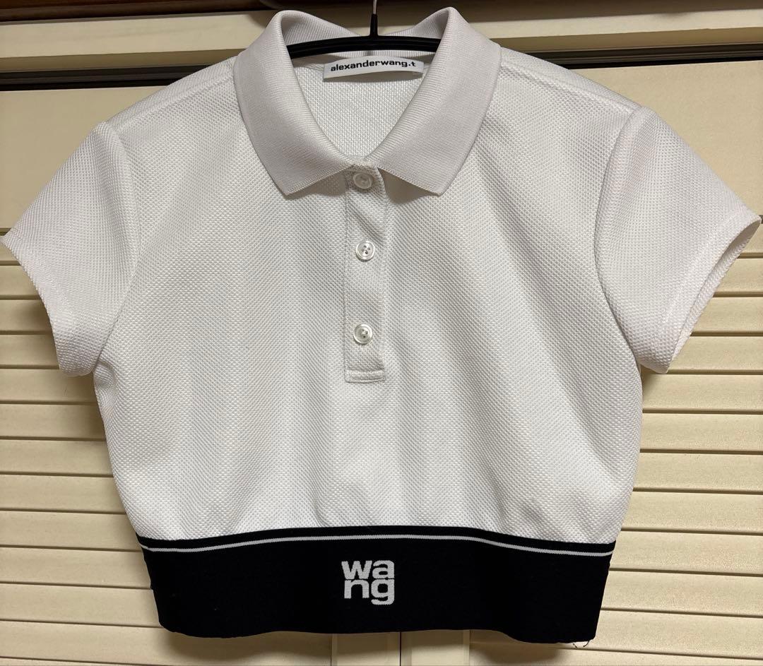 トップス alexanderwang / AW CHEERLEADER POLO TOP