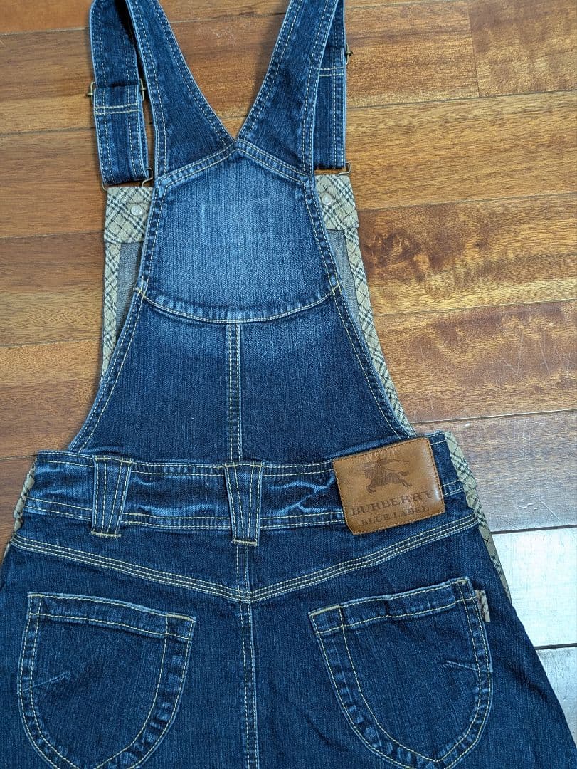 バーバリーBurberry デニムジャンパースカート36