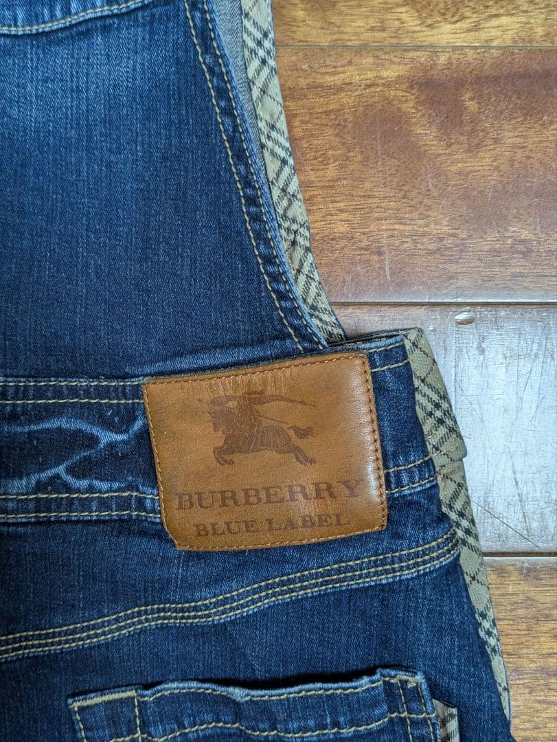 バーバリーBurberry デニムジャンパースカート36