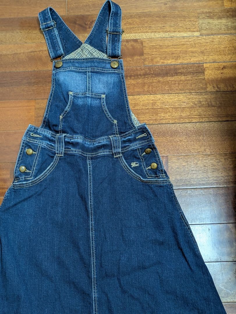 バーバリーBurberry デニムジャンパースカート36