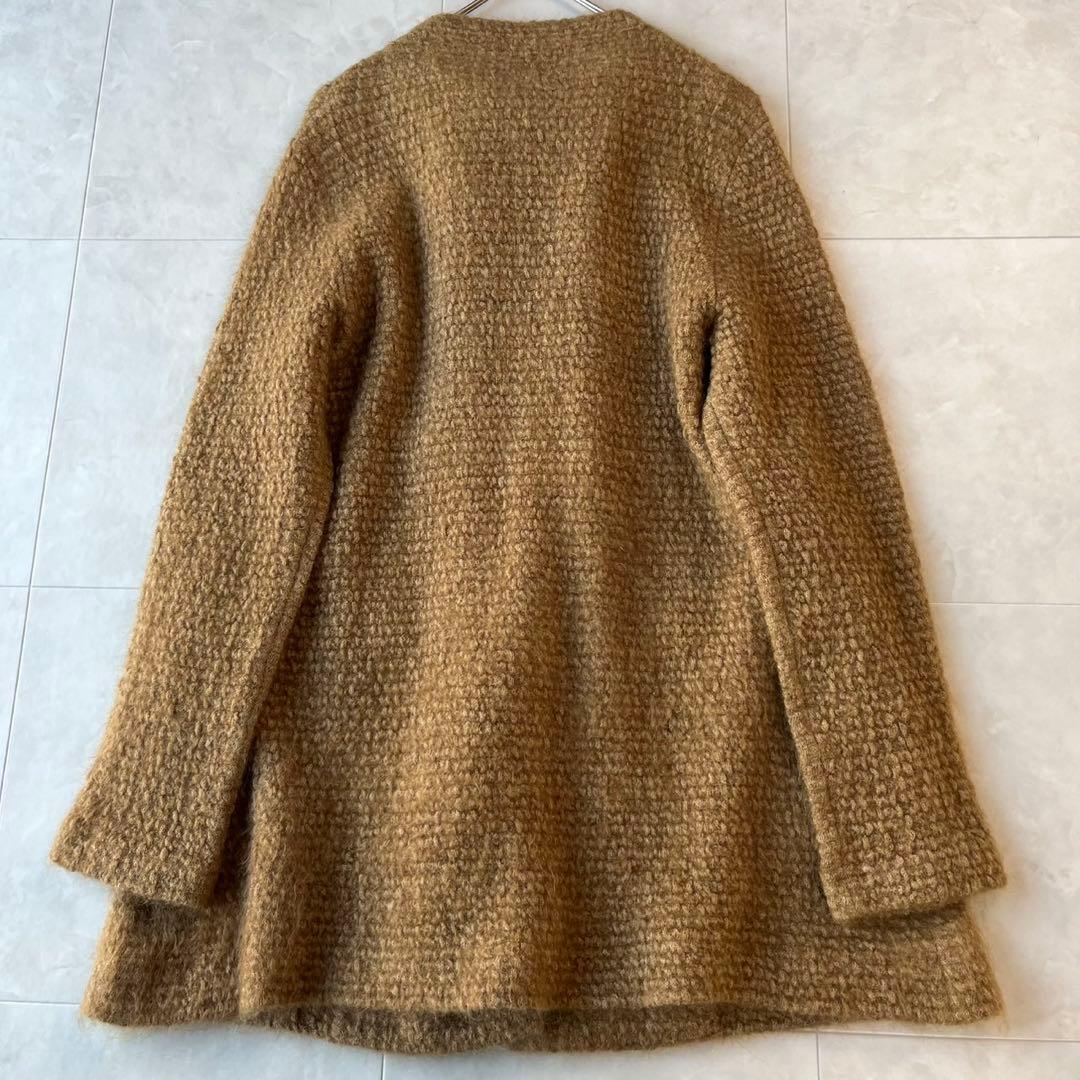 SYBILLA BLACK シビラ モヘヤニットロングコート キャメル M