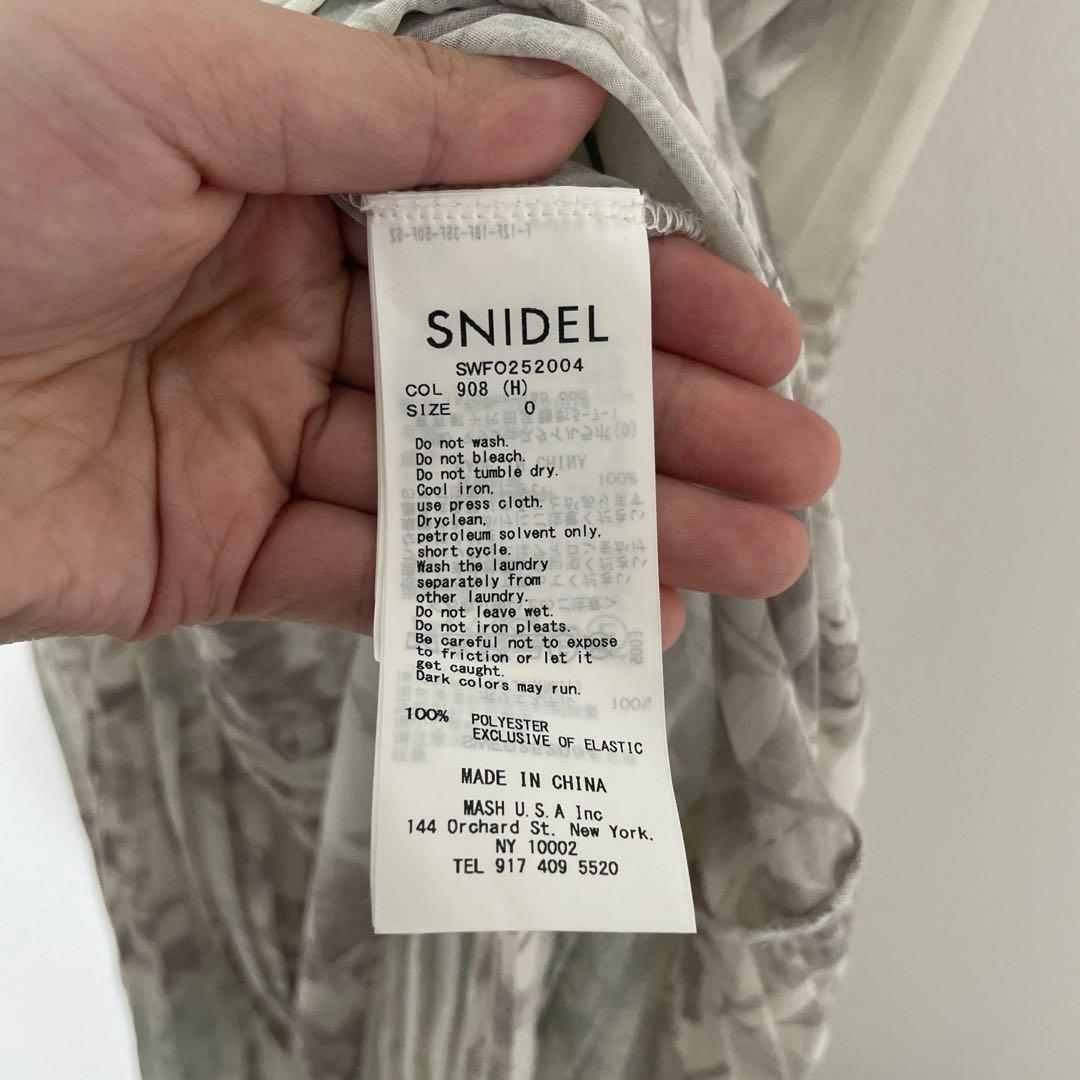 SNIDEL 20周年プリントワンピース　H サイズ0