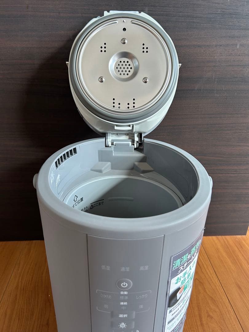 象印スチーム式加湿器 3.0L EE-DF35-HA グレー 長時間加湿タイプ