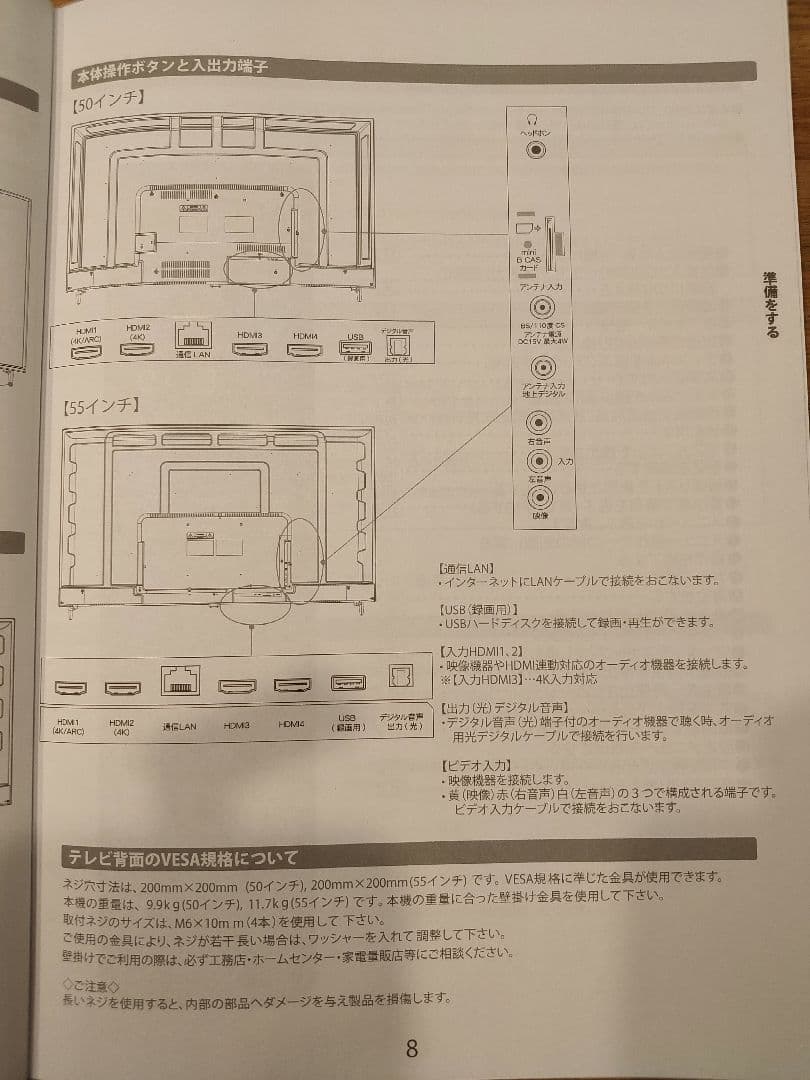 IRIE 液晶テレビ 50インチ FFF-TV4K 50WBK2