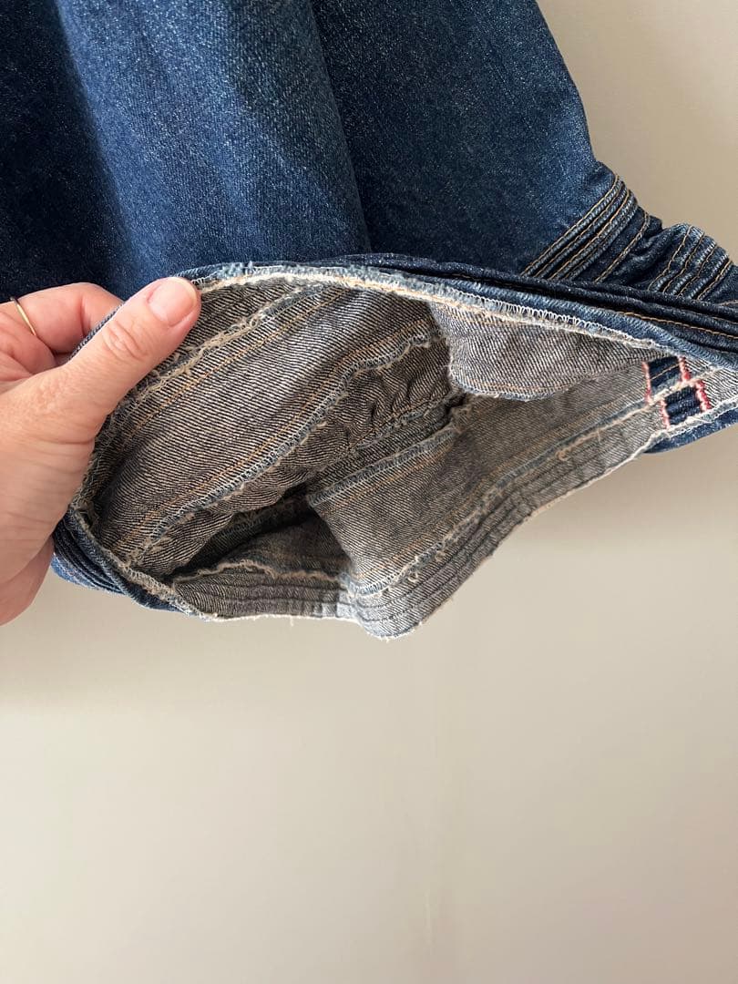 トリココムデギャルソン　サルエルデニム　M