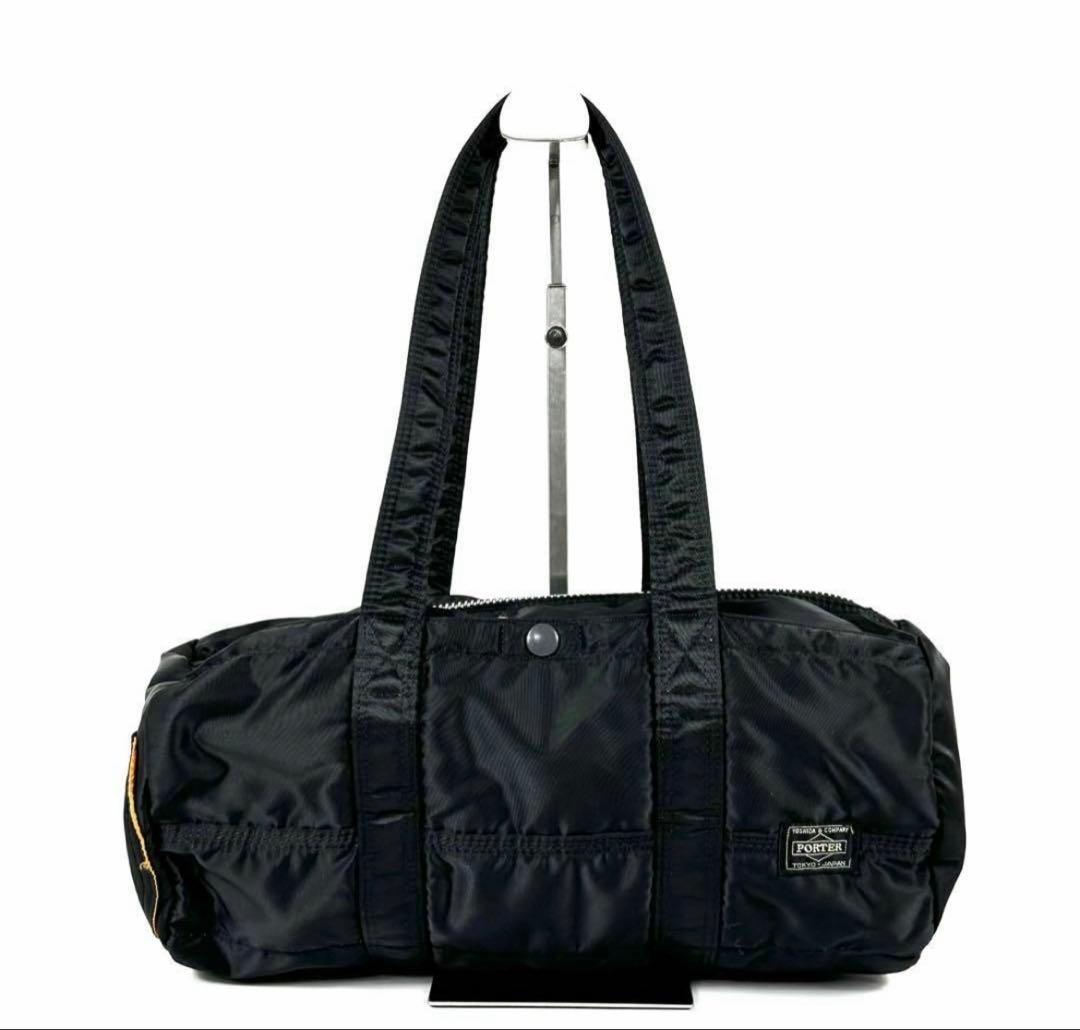 吉田カバン　PORTER ポーター タンカー ミニドラム ミニボストン 黒