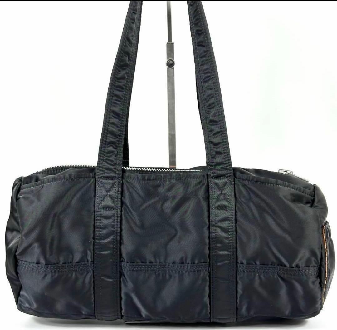 吉田カバン　PORTER ポーター タンカー ミニドラム ミニボストン 黒