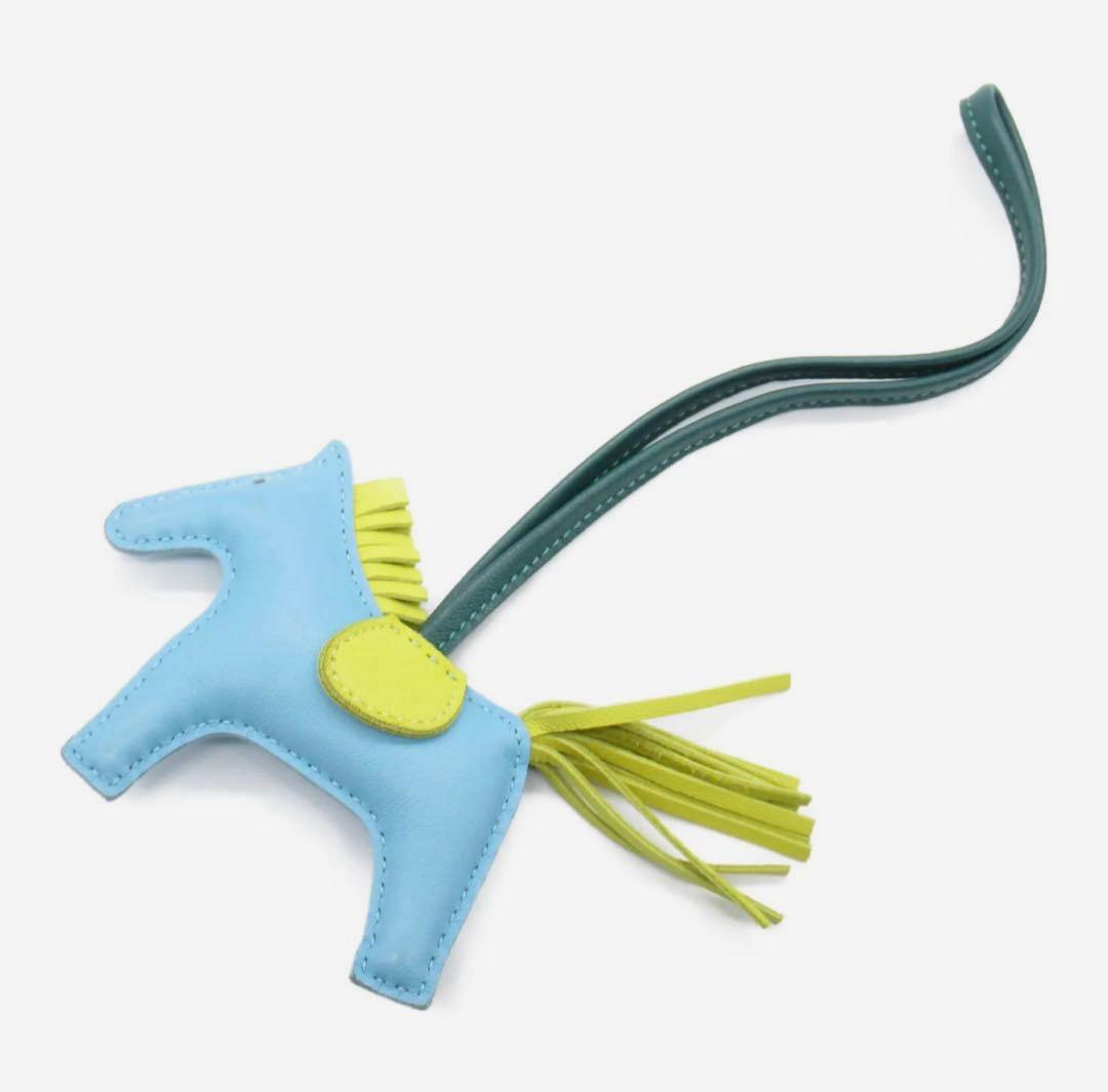 【新品タグ付き】エルメス ロデオPM アニューミロ ブルーセレスト / ライム/