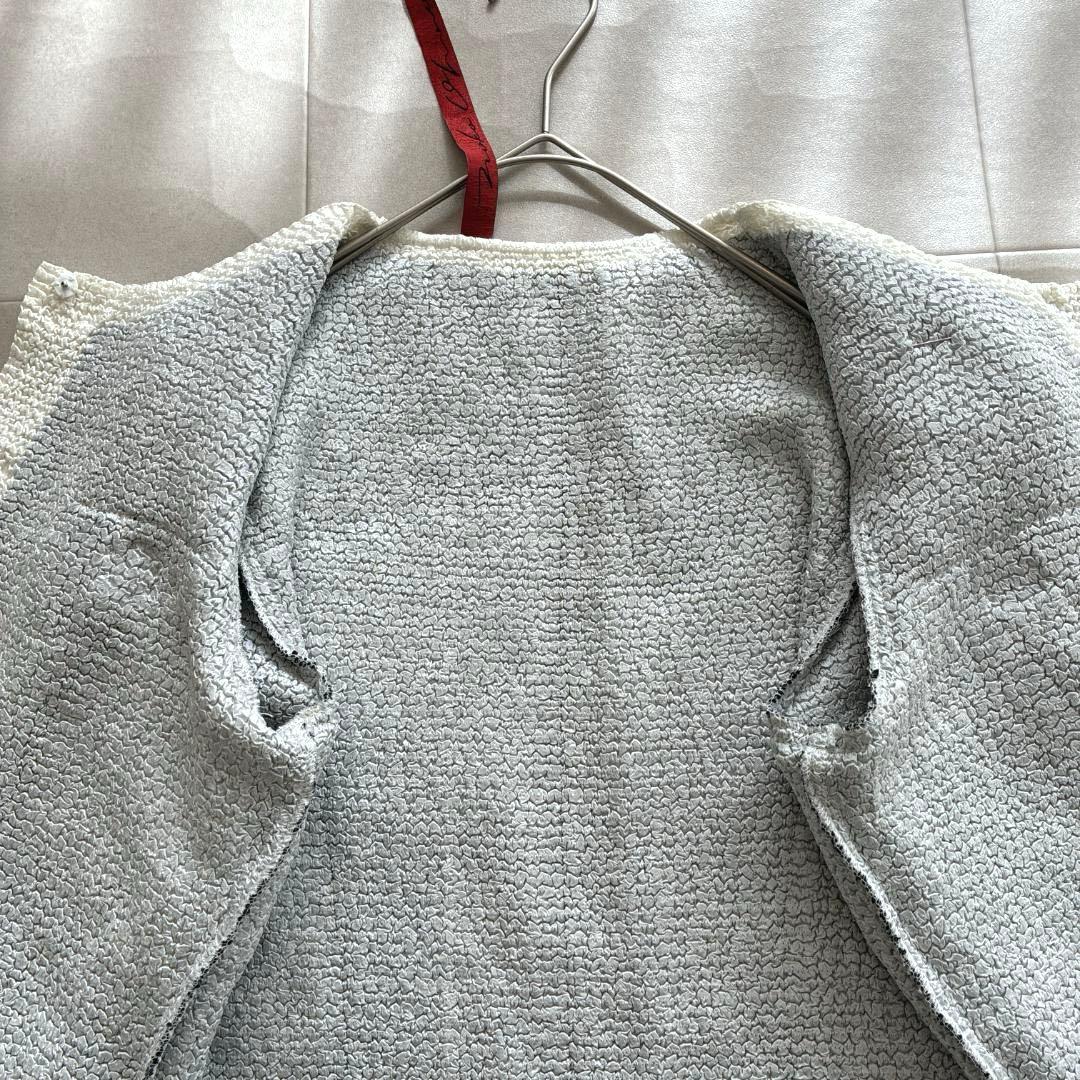 新品タグ付き 近年 ノコオーノ♡プリーツジャケット フラワー ブローチ付 黒