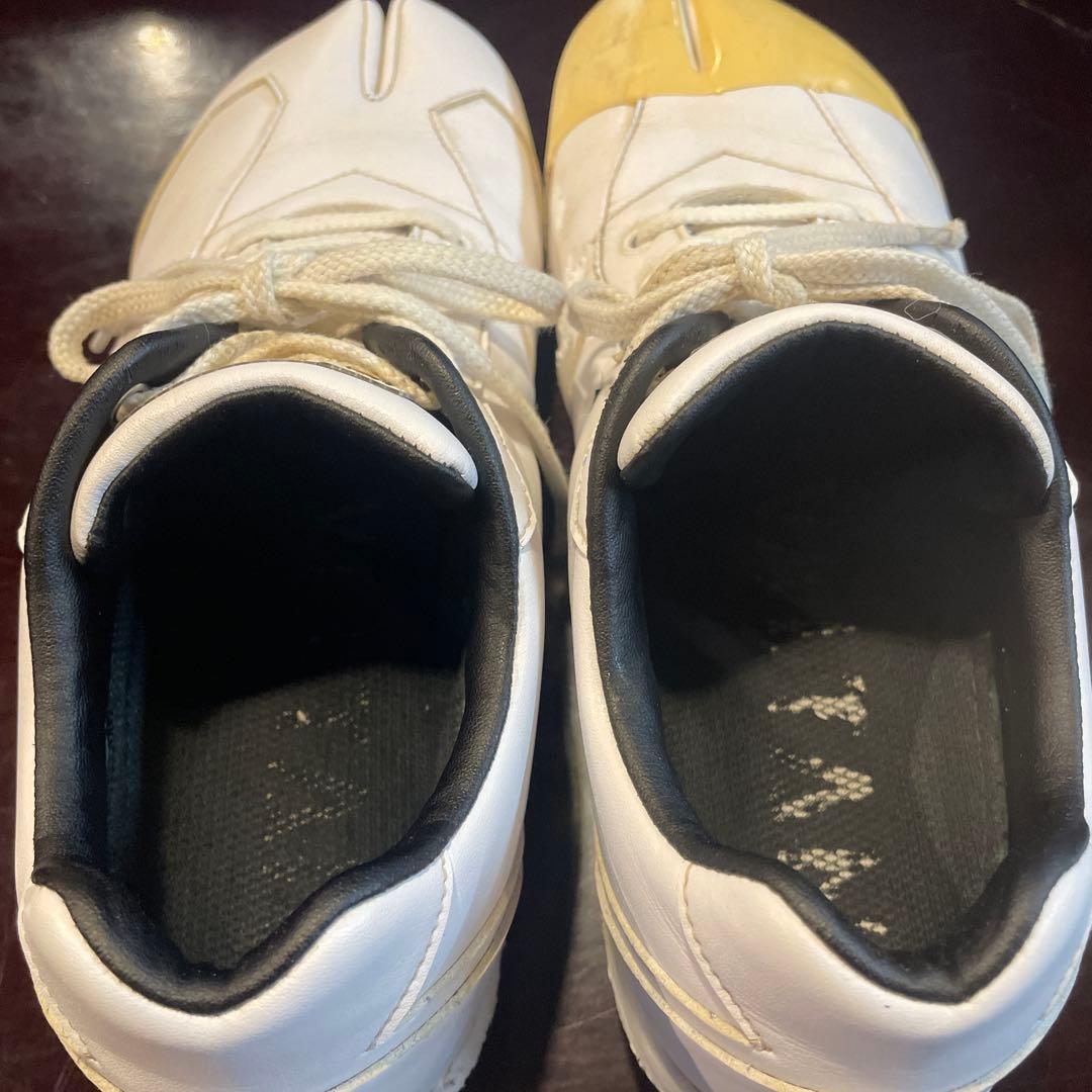 タビスパ　足袋スパイク25.0 高校野球対応　野球スパイク