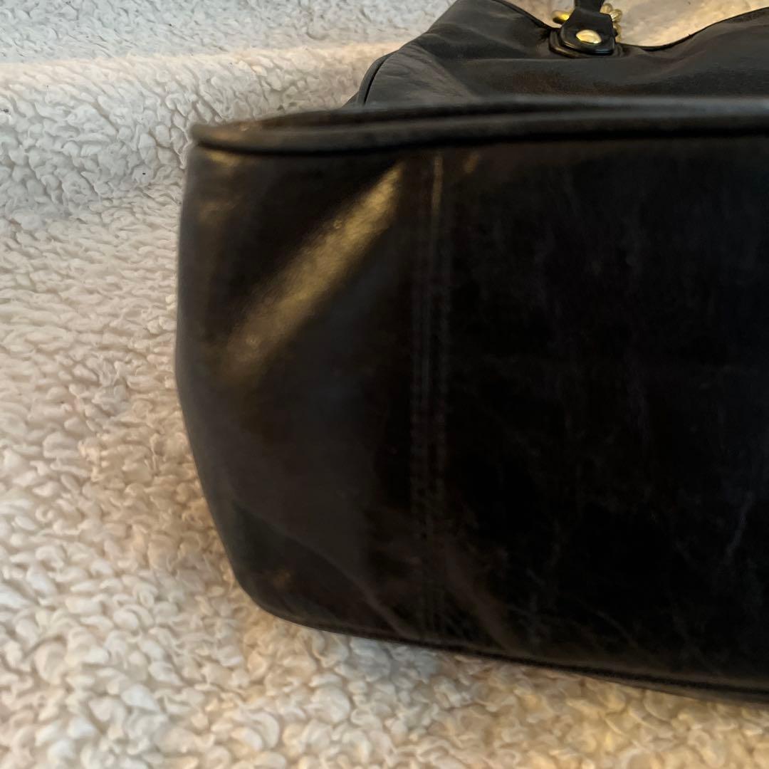 COACH（コーチ）レザー チェーン ショルダーバッグ トートバッグ