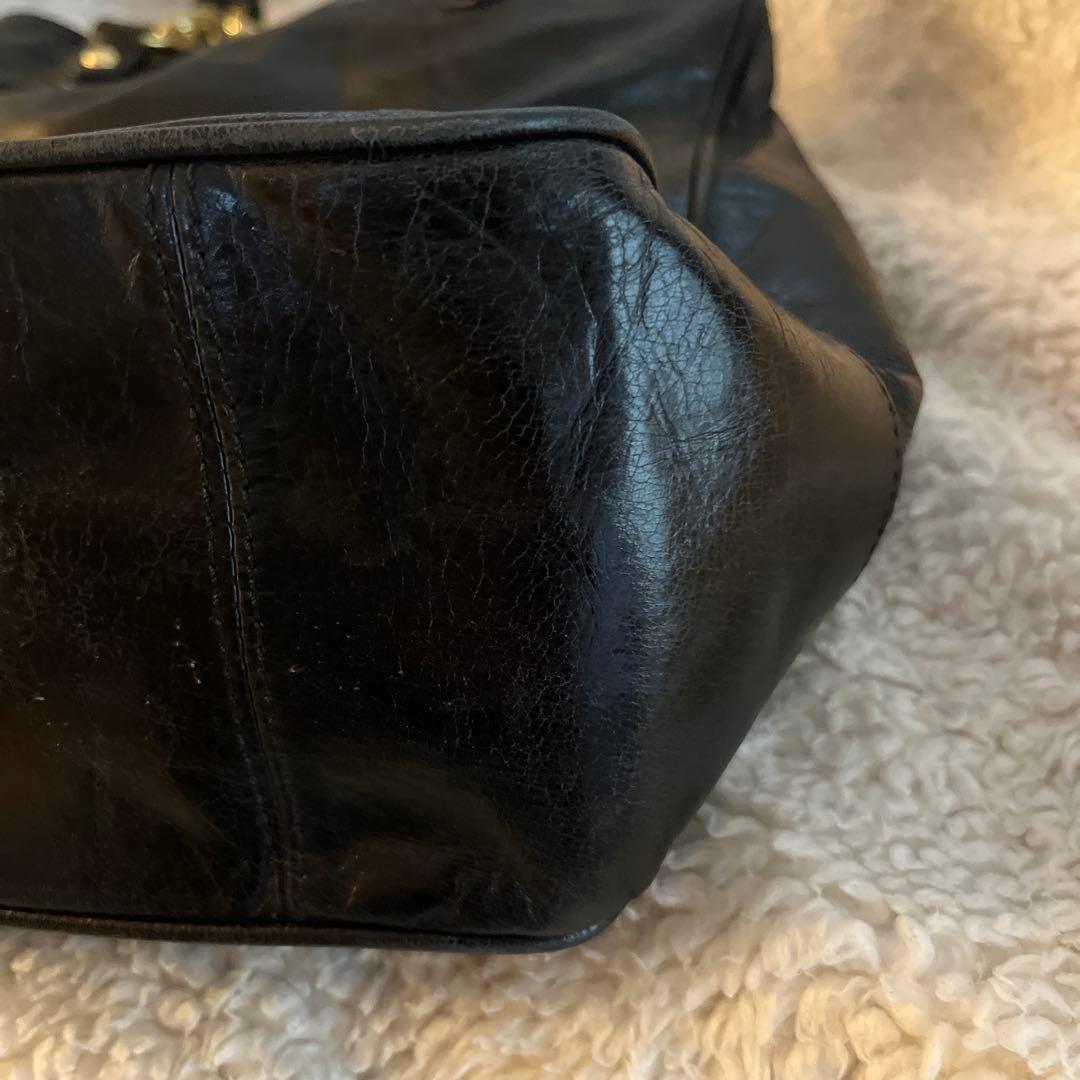 COACH（コーチ）レザー チェーン ショルダーバッグ トートバッグ