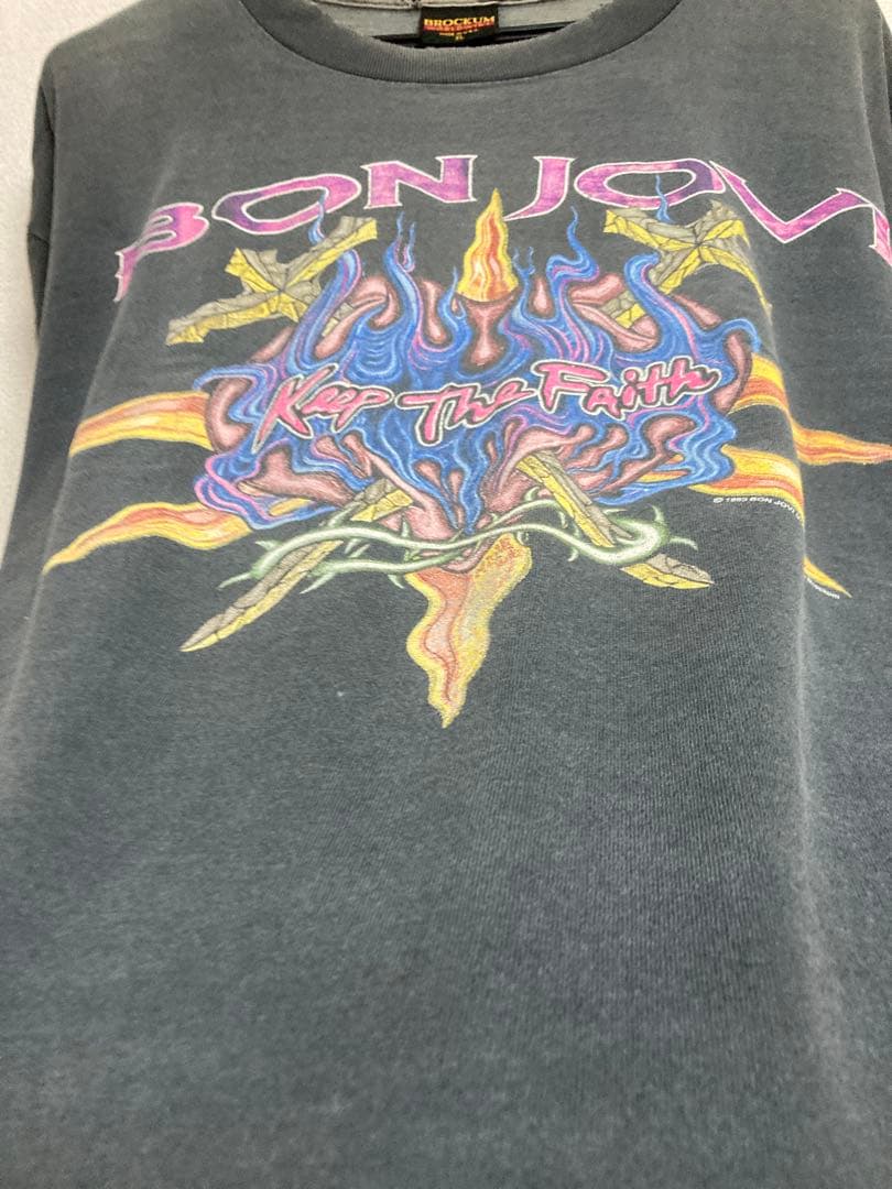 雰囲気◎1993 BON JOVI Keep The Faith Tシャツ XL