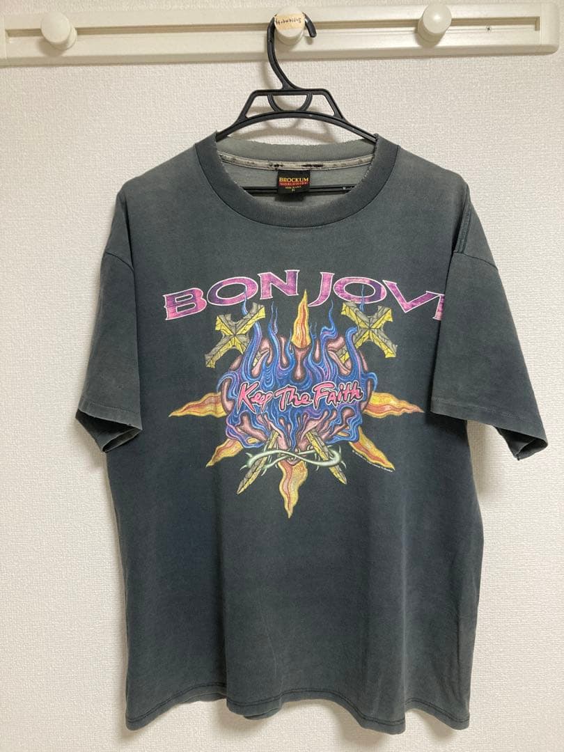 雰囲気◎1993 BON JOVI Keep The Faith Tシャツ XL