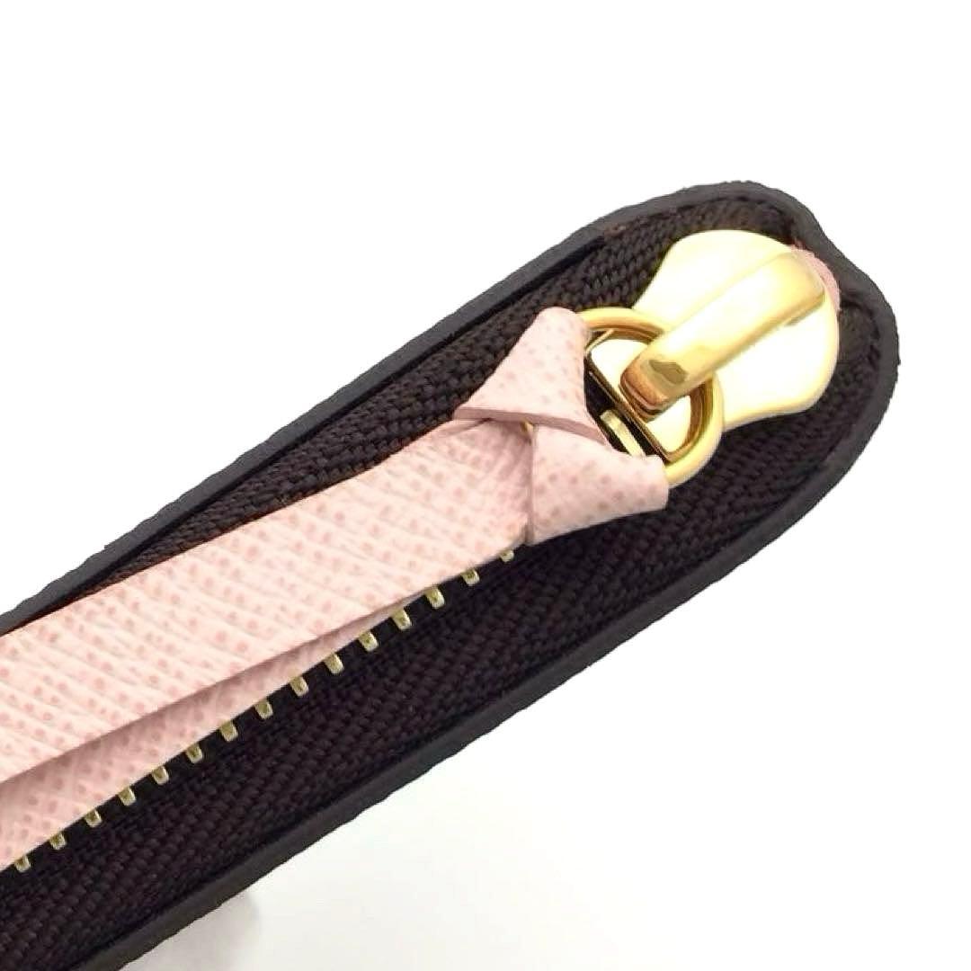 ルイヴィトン ダミエ 長財布 ポルトフォイユ クレマンス ローズバレリーヌ