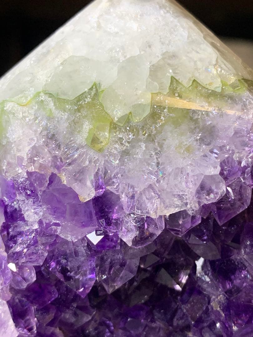 美品！アメジストクラスター六角柱
