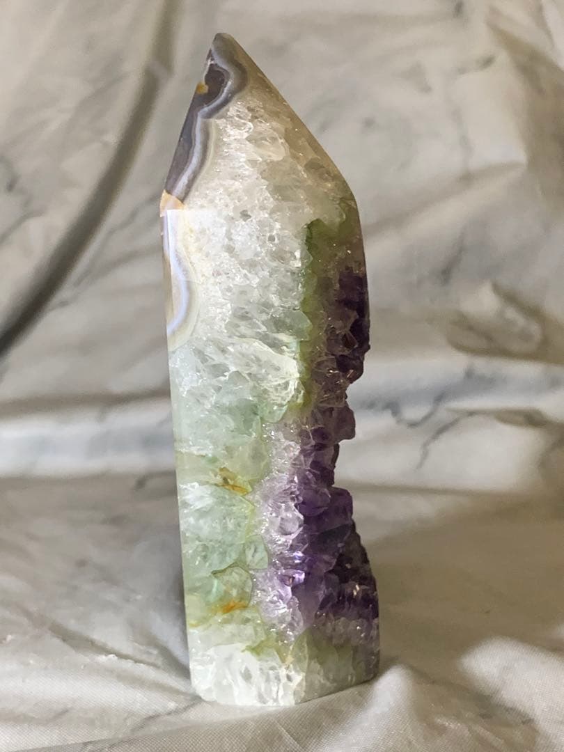 美品！アメジストクラスター六角柱