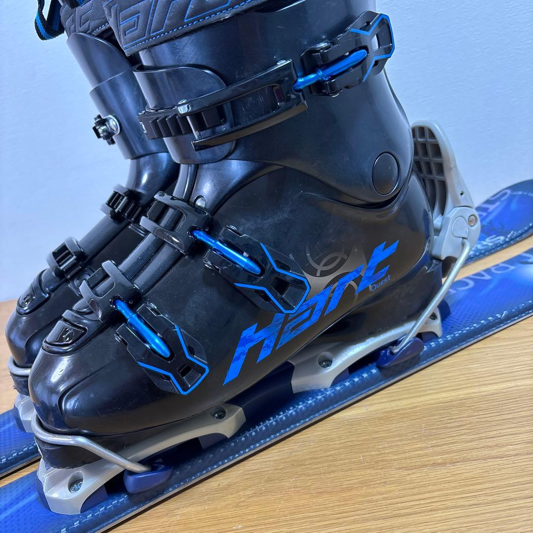 メンズ　ショートスキーセット　kissmark 27-27.5cmブーツ付