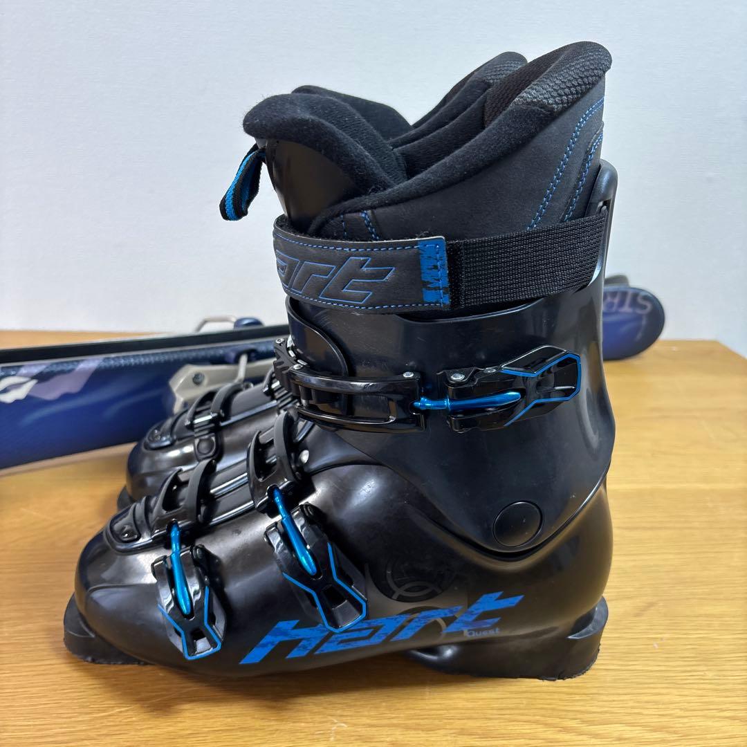 メンズ　ショートスキーセット　kissmark 27-27.5cmブーツ付