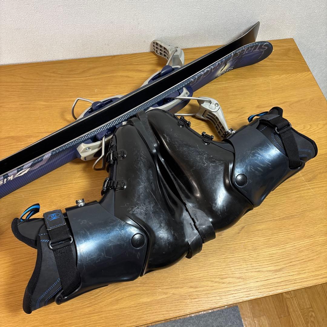 メンズ　ショートスキーセット　kissmark 27-27.5cmブーツ付