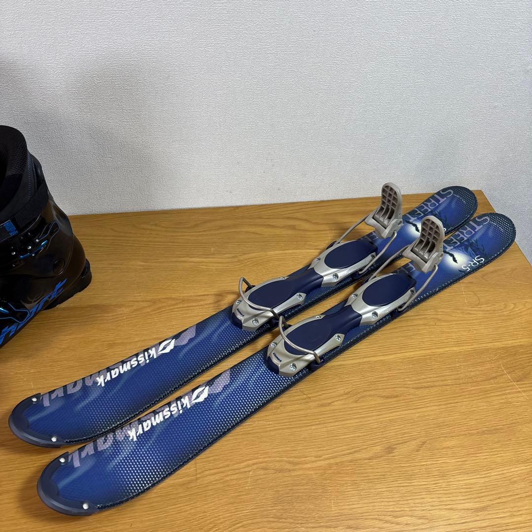 メンズ　ショートスキーセット　kissmark 27-27.5cmブーツ付