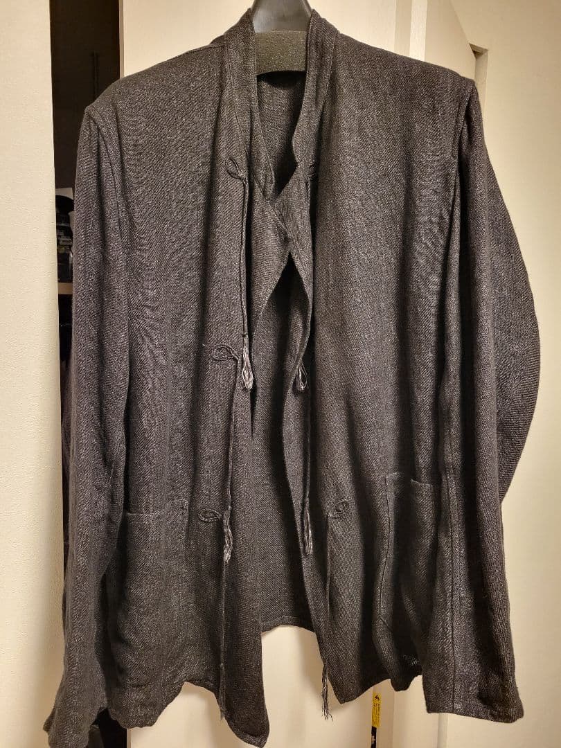 22ss COMOLI リネンスタンドカラージャケット 　サイズ3