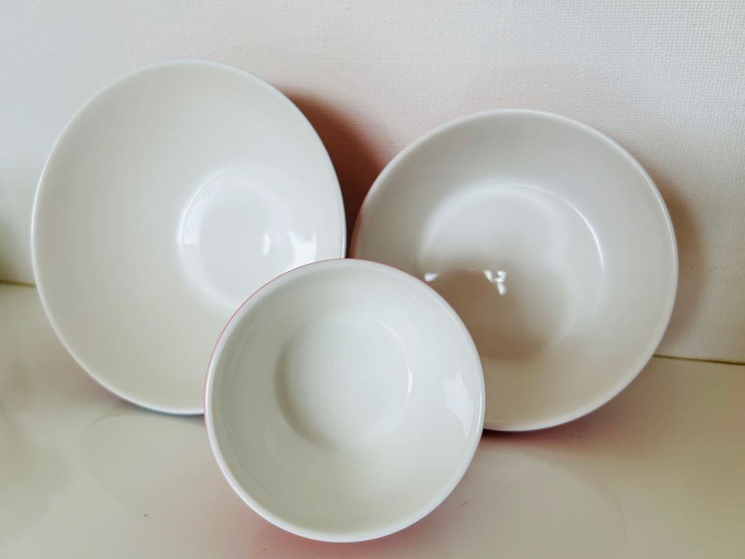 [廃盤] Origo レッド ボウル3個セット