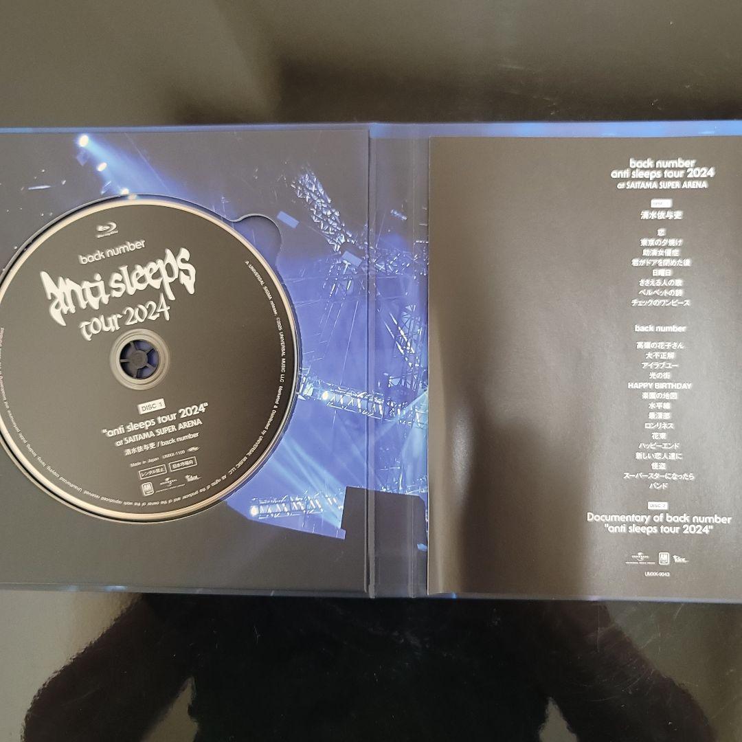 back number/\"\"anti sleeps tour 2024\"\"at…