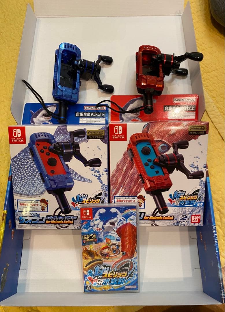 釣りスピリッツ　釣って遊べる水族館　サオコン2個セット　ギフトBOX