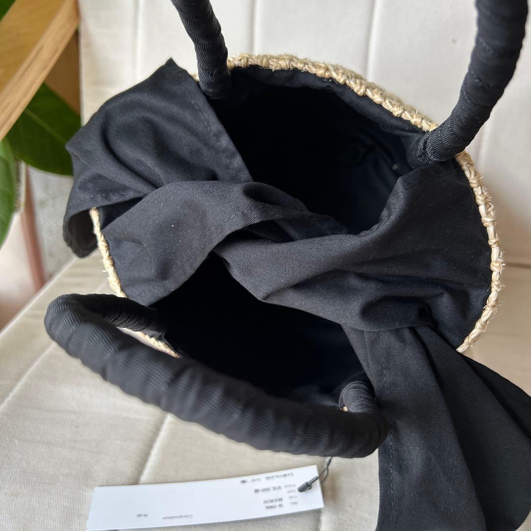 ★新品タグ付★【a-jolie-】アジョリー　かごバッグ　パールサングラス