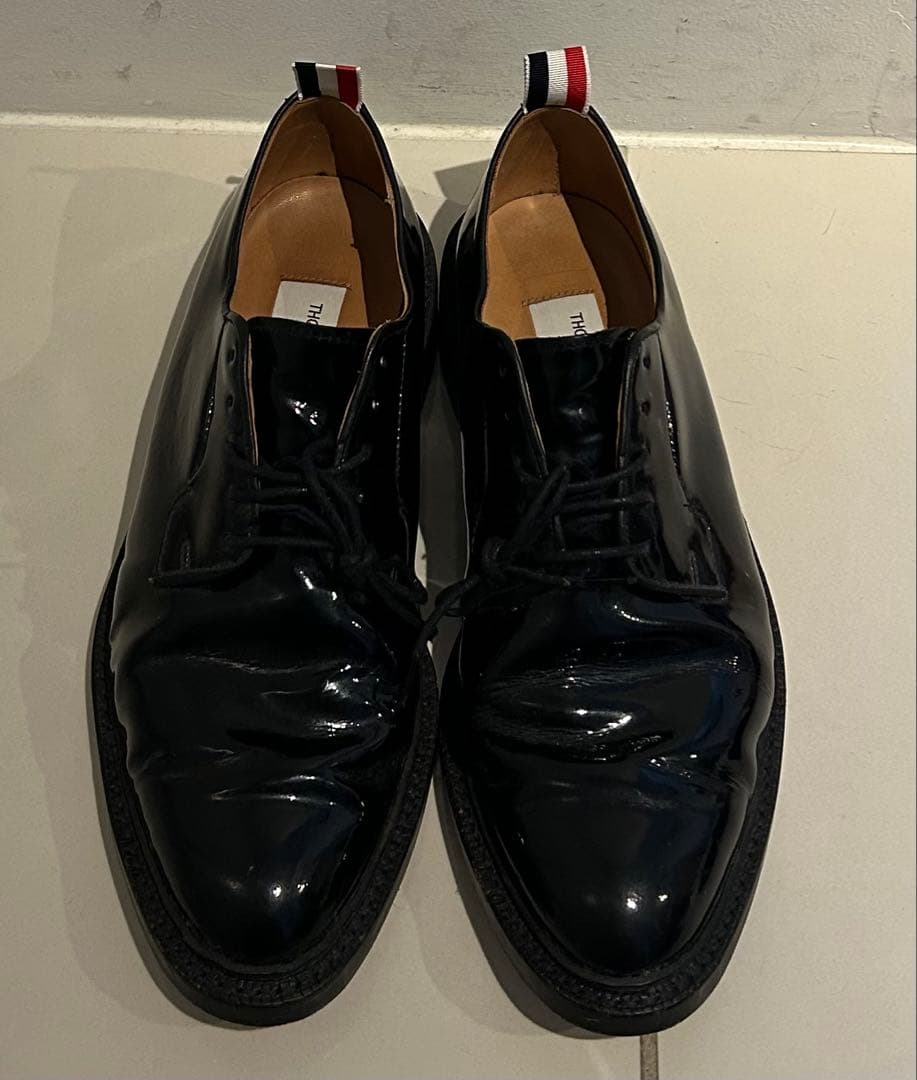 THOM BROWNE パテント シューズ エナメル トムブラウン ビジネス