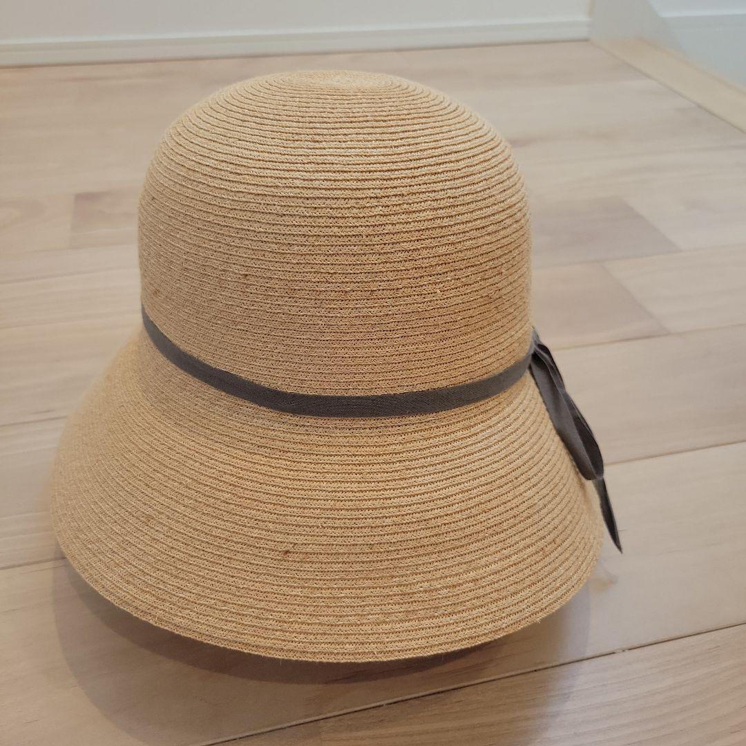 ＊新品未使用＊　サシキ　麦わら帽子　グレーテープ