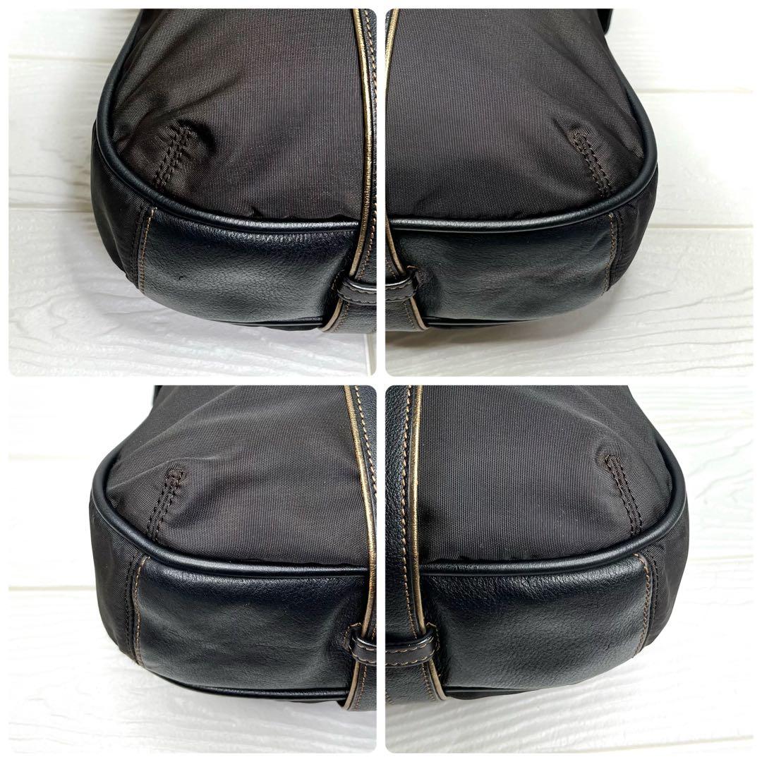 ✨上美品✨☘️LOEWE☘️✨トートバッグ✨肩掛け✨アナグラム✨ナイロンレザー✨