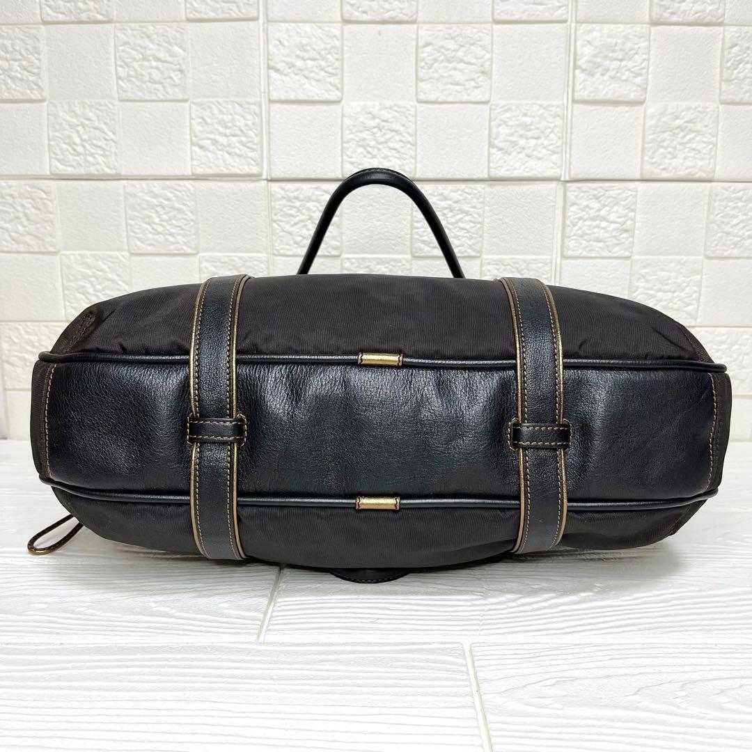 ✨上美品✨☘️LOEWE☘️✨トートバッグ✨肩掛け✨アナグラム✨ナイロンレザー✨