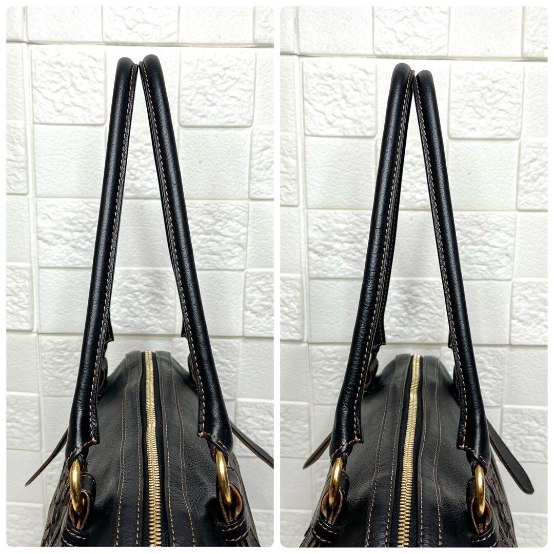 ✨上美品✨☘️LOEWE☘️✨トートバッグ✨肩掛け✨アナグラム✨ナイロンレザー✨