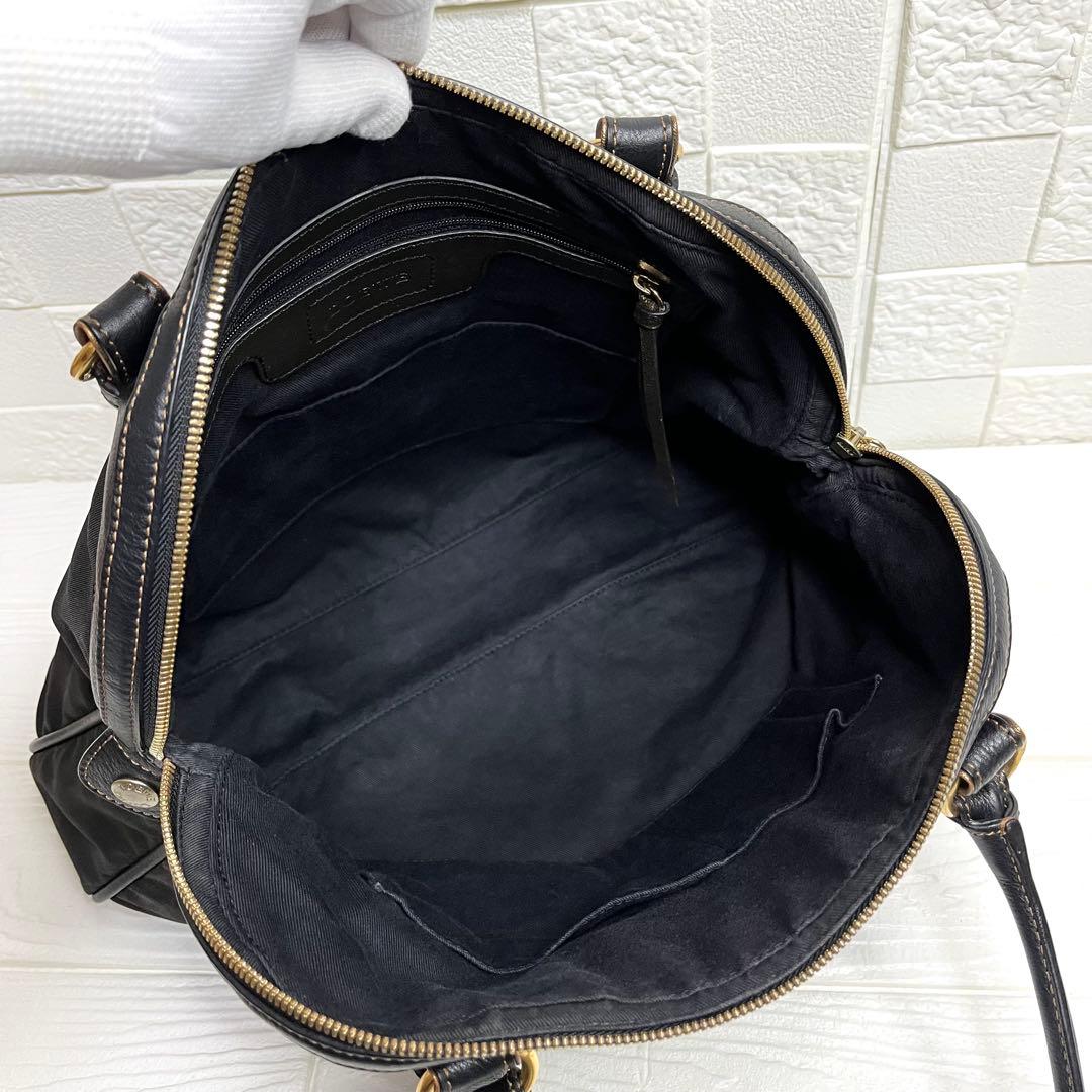 ✨上美品✨☘️LOEWE☘️✨トートバッグ✨肩掛け✨アナグラム✨ナイロンレザー✨