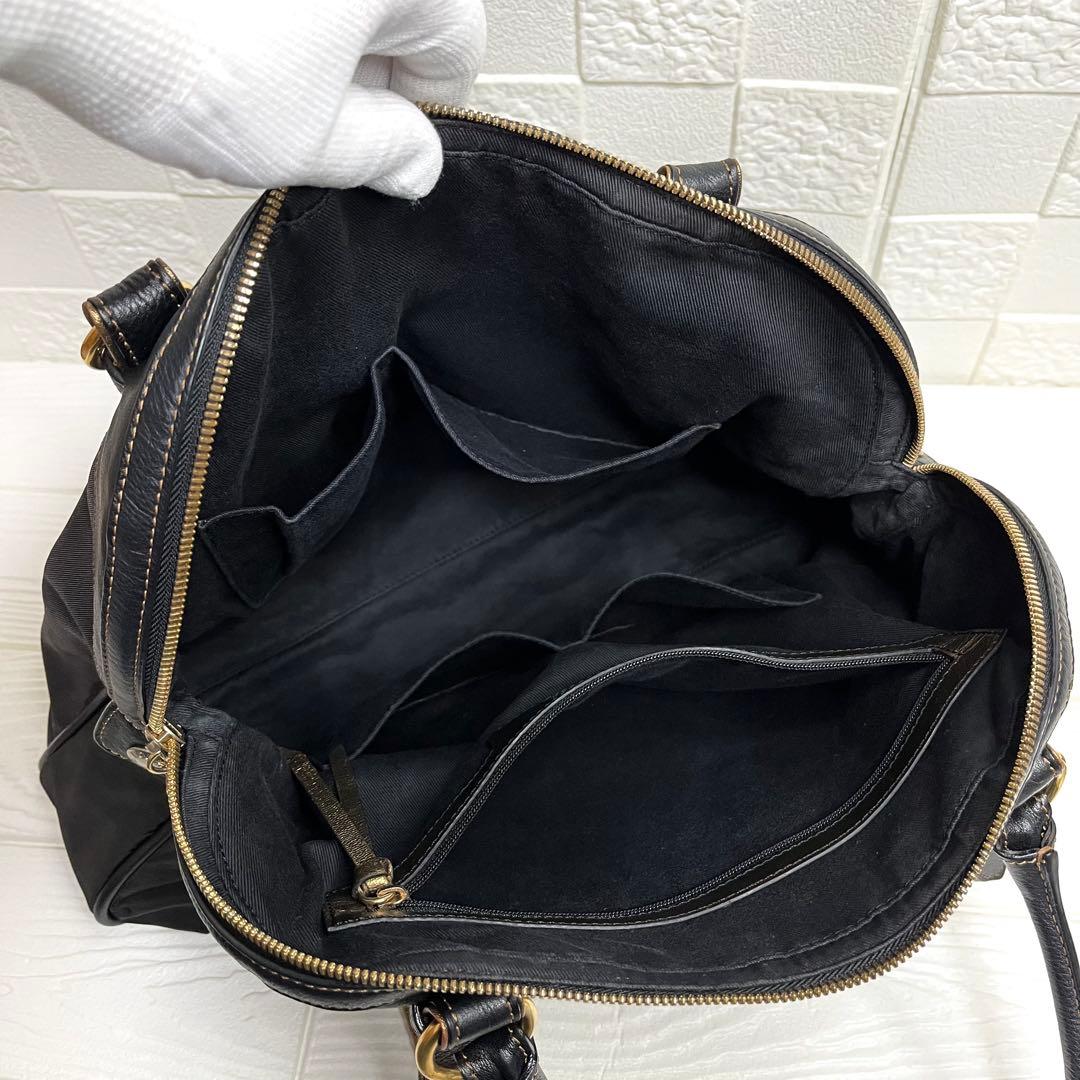 ✨上美品✨☘️LOEWE☘️✨トートバッグ✨肩掛け✨アナグラム✨ナイロンレザー✨